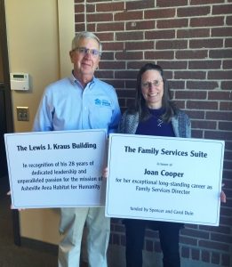 Lew and Joan with signs