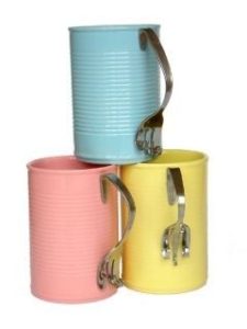 Upcycled Cans For Camping Mugs - via Recyclart on Pinterest
